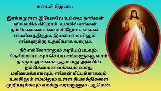 இரக்கத்தின் ஜெபமாலை CHAPLET OF DIVINE MERCY IN TAMIL J24 @tamilbiblewisdom2022