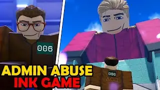 PARTICIPEI do *ADMIN ABUSE* do INK GAME! FOI UMA BAGUN&Ccedil;A! Squid Game do Roblox!