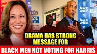 Obama Faces Major Backlash After Grilling Black Men On Why Many Are Hesitant To Vote For Harris