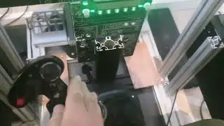 Rhino Force Feed Back base  - Damped return to centre test - DCS F-18