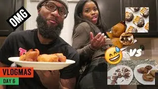 COOKING WITH MY BOYFRIEND: EXPECTATIONS VS REALITY | VLOGMAS DAY 6