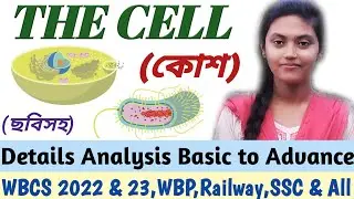কোশ|Cell Structure & it Function in Bengali|General Science-Biology|Cell Division|WBCS,Railway,IX,XI