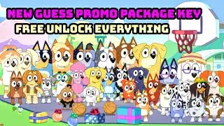Bluey Let's Play New Guess Promo Package Key Free Unlock Everything Bluey Lets Play