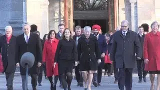 Federal Liberal cabinet unveiled, sworn in