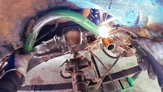 Let&rsquo;s get the other shock hoop tube welded on