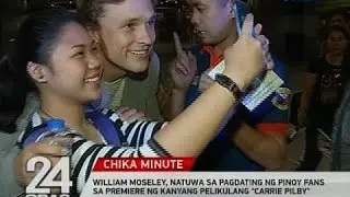William Moseley, natuwa sa pagdating ng Pinoy fans sa premiere ng kanyang pelikulang 