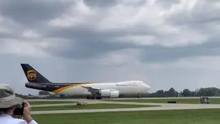 Oshkosh 2021 UPS 747-8F departure 7/29/21