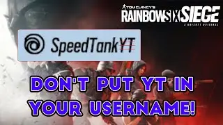 Why you shouldn't put YT in your username