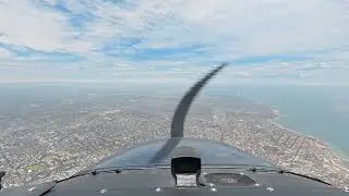 Bendigo to Moorabbin via YMML 29 January 2026 with Peta. Overflying the Australian Tennis Open.