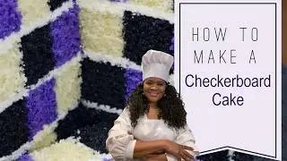 How To Make A checkerboard cake | Easy checkerboard cake  #fyp #easy  #foryou  #subscribe #diy
