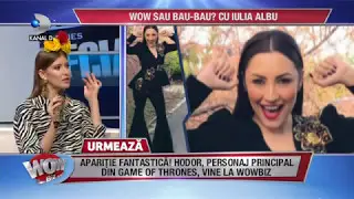 WOWBIZ (11.05.2017) - Iulia Albu a luat pe toata lumea prin surprindere! Cui a dat WOW si BAU