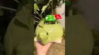 BEST RECYCLE OF OLD DIYAS🍄#diy #craft #claycraft #youtubeshorts #viralshorts #gardendecor #art