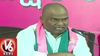 TRS MLA Jeevan Reddy Warning to Revanth Reddy | Comments on CM KCR - V6 News