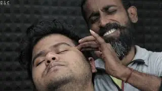 Massage Of Falling Asleep ASMR Head Scratching With Comb