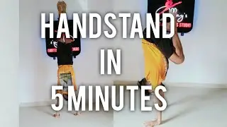 Super Easy Technique To Learn #handstand In 5 Minutes #tutorial