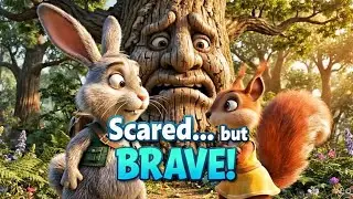 Benny the Brave Bunny 🐰🌈 | Kids Story with Moral | Fun Bedtime Story