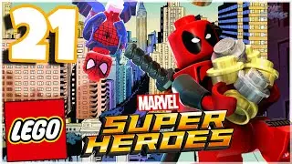LEGO Marvel Super Heroes Walkthrough Part 21 DEADPOOL Missions! (Nintendo Switch)