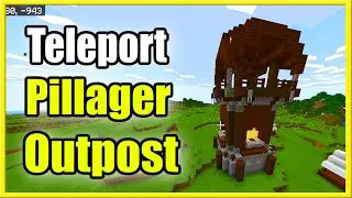 How to Teleport to Pillager Outpost in Minecraft (Best Tutorial!)