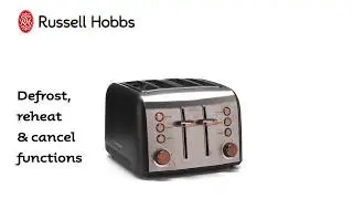 Brooklyn 4 Slice Toaster Copper 360&deg; RHT94COP - Russell Hobbs