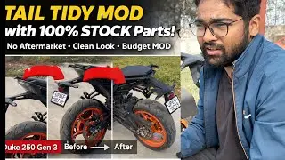 KTM Duke 250 Gen 3 Tail Transformation | Before 👀 vs After 🔥