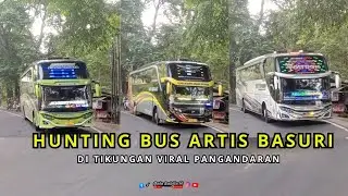 PANEN BUS ARTIS!! 😱 Hunting Basuri di Tikungan Viral Pangandaran 🚌🔥🔊