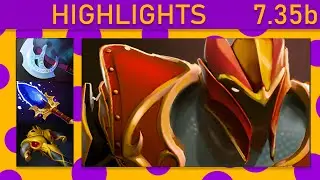 ⭐Dragon Knight 30+ K/A! Mid Highlights 7.35b - Dota 2 Top MMR
