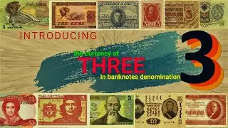 Europe - Currency of THREE denomination banknotes