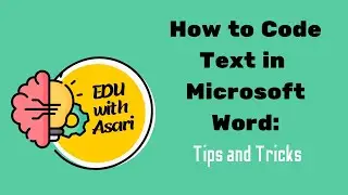 How to Code Text in Microsoft Word: Tips and Tricks
