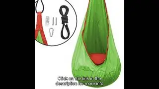 Sorbus Kids Pod Swing Chair Nook - Hanging Seat Hammock Nest for Indoor and Outdoor Use