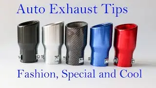 Auto exhaust tips make your car fashionable and special. Premium exhause pipe accessories.