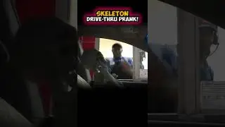 Skeleton Drive Thru Prank!