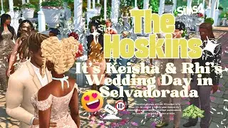 enchanting selvadorado wedding | hoskins family | sims 4 (twitch vod)