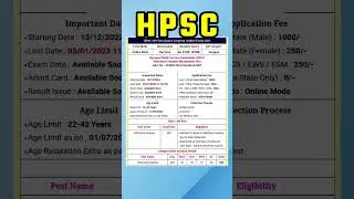 hssc new vacancy 2022  #shorts #latest #viral