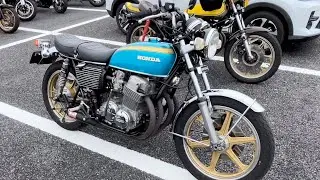 モロリンCRキャブ+はやぶさハンドルCB750four‼️