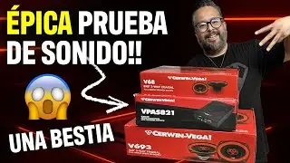 ¡SUENA INCREÍBLE ESTE SUBWOOFER AMPLIFICADO! 😱🔥 BATALLA ÉPICA DE BOCINAS CERWIN VEGA