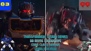🦝Transformers Studio Series #83 BB movie Soundwave & Core Class Ravage double review🦝