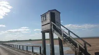 Holy island causeway refuge box inside tour