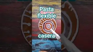 Receta de pasta flexible, tambi&eacute;n podemos darle color #recetas #pasta #diy #tips #tutorial