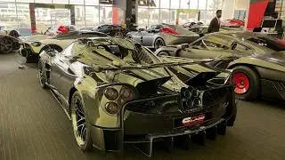 The Most Insane Hypercar Showroom in Dubai🇦🇪😱.#dubaisupercars #luxury #pagani  #alainclassmotors