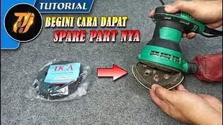 Cara ganti Abrasive Disc /  Velcro Pad random orbitas sander // DCA ASA125