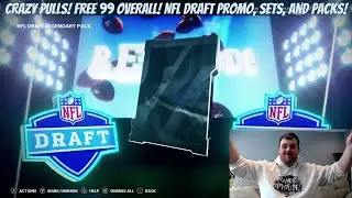 OMG! *CRAZY PULLS* FREE 99 OVERALL! NFL DRAFT PROMO, SETS, AND PACKS!