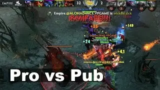 Pro vs Pub Teams Dota 2