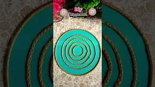 DIY Lippan Art Mirror ✨️Easy Handmade Wall Decor | Home Decor Idea🤔 #decorativeideas#diy#decorideas