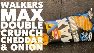 Walkers MAX Double Crunch Чеддер и лук