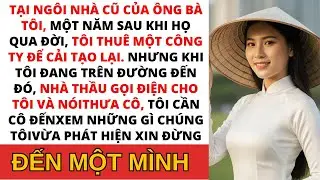 Tại ngôi nhà cũ của ông bà tôi, một cuộc gọi khiến tôi chết lặng—và những gì họ phát hiện đã thay…