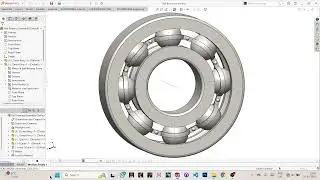 Ball Bearing  Part Design and Assembly in SolidWorks Project 3