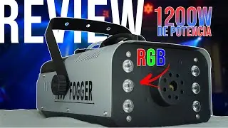 Review - Maquina de fumaça 1200w  *Muito Forte*
