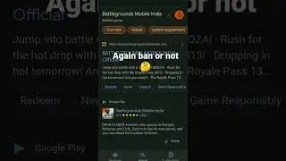 BGMI REMOVE FROM PLAY STORE 🙁 #battlegroundsmobileindia #shorts
