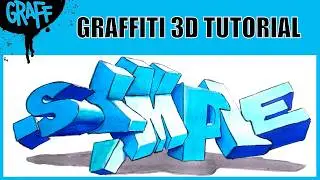&iexcl;Muy F&aacute;cil! &iquest;C&oacute;mo dibujar letras 3D incre&iacute;bles paso a paso? 🔥