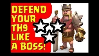 TH9 BEST WAR BASE 2017! Anti everything!!! | Clash of Clans